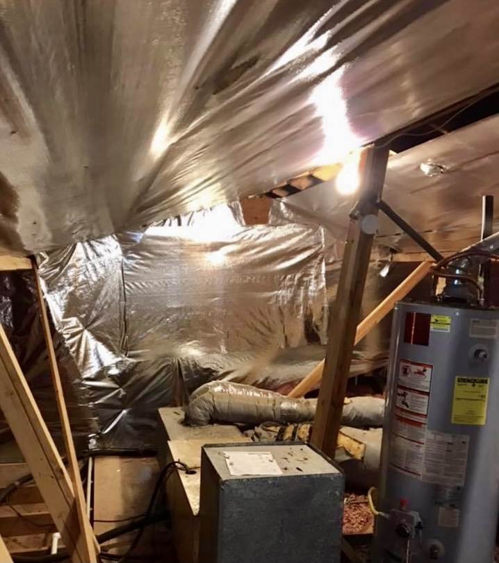 Radiant Barrier in San Antonio Attic